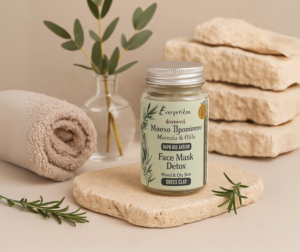 Groene Klei Masker — afbeelding 3