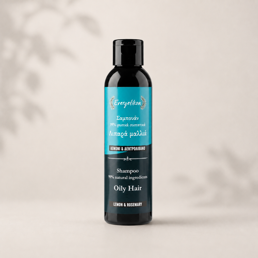Natuurlijke shampoo voor vet haar - Evergetikon