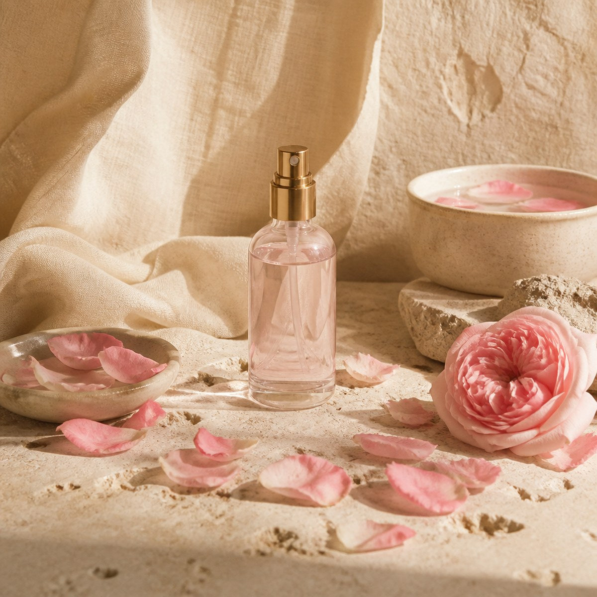 Rafraîchir à l’eau de rose
